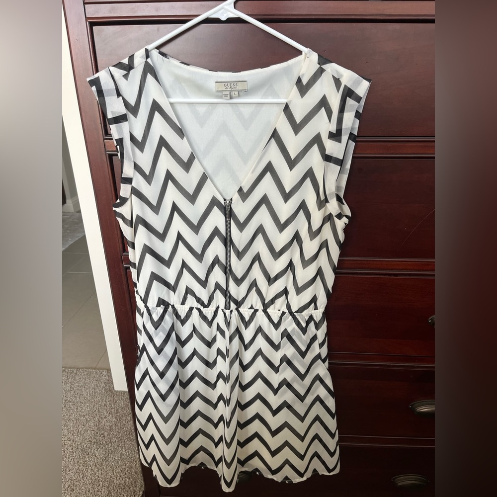 Guess brand chevron dress